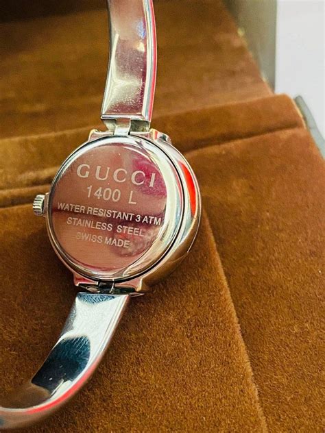 gucci 1400l watch|gucci ladies bangle watch.